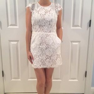 Backless lace dress!